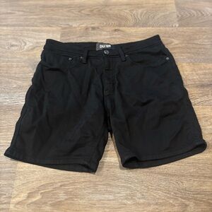 DU/ER No Sweat N2X Relaxed Fit Shorts Black Stretch Performance Men’s 33x7”